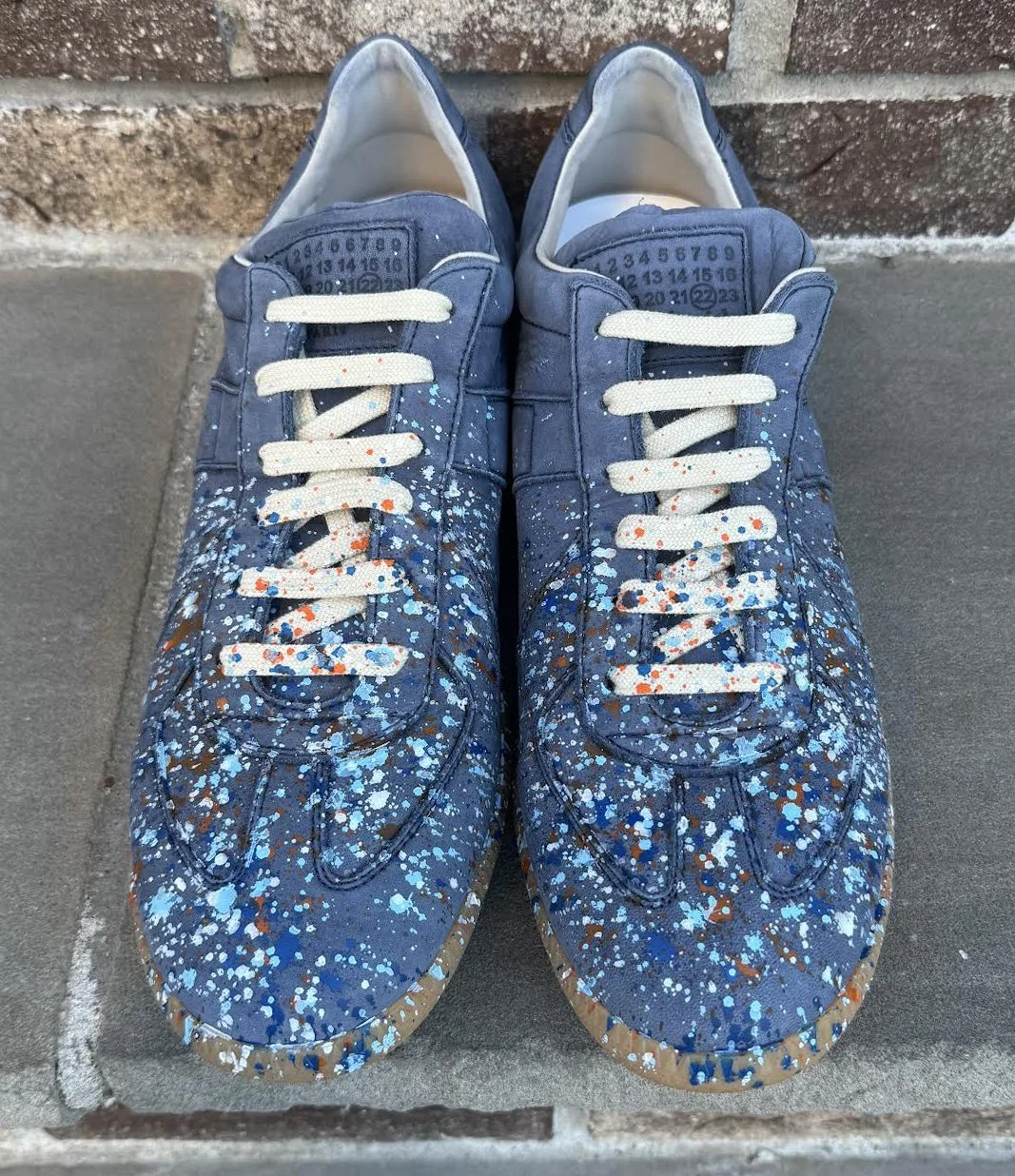 Maison Margiela Replica Grey Splatter (Size 45) DS — RootsBK